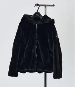 タトラス ユモラ ボアブルゾン パーカー サイズ1 黒