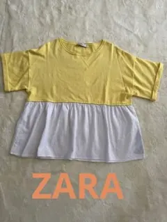 ZARA異素材切り替えニット