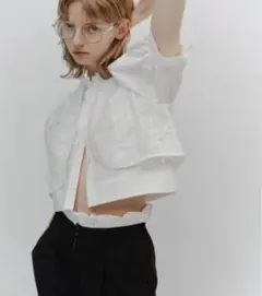 Hiand] Swan Ribbon Shirt極美品 - メルカリ