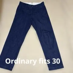 オーディナリーフィッツストレートデニム トラウザーパンツCOMOLIデニム