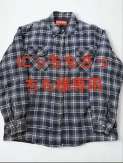 にっちもさっちも様　90s Wrangler 中綿 チェックシャツ