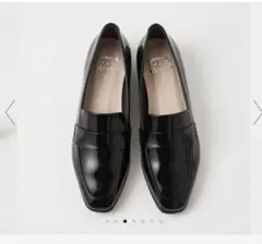 DIANA エナメル ローファー レインシューズ ブラック 22.5cmのサムネイル