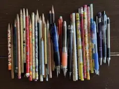 鉛筆 ペン シャーペン 53本 まとめ売り 平成レトロ