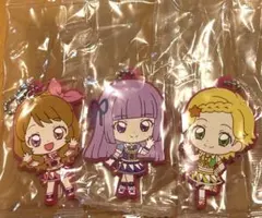 【1】アイカツ　ジャケバッジ　セット① ルミナス　あかり　スミレ　ひなき 1】アイカツ ジャケバッジ セット① ルミナス あかり スミレ