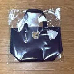 【値下げ中！】フェイラー オールドテディ ワッペントートバッグ ネイビー 小