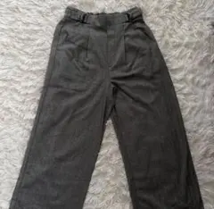 GU レディース パンツ ヘリンボーン