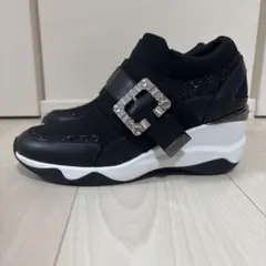 ➕dianaの9cmヒールアップスニーカー 新品、未使用品 白、黒2足お