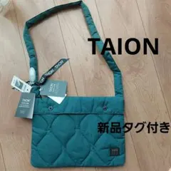 新品タグ付き♡TAION タイオン ミリタリー ダウンサコッシュ バッグ