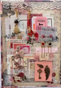 ♦︎おすそ分けファイル異素材多め110点①♦︎コラージュ素材*ジャンクジャーナル