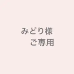 みどり様ご専用です。10/11更新。