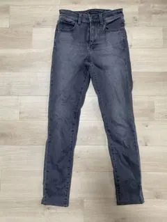 ユニクロ　デニム　【23】グレー