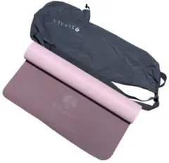と*ん様 SUKALA ヨガマット ピンク・グレー 収納バッグ付き