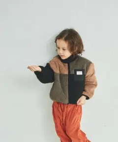 【新品未開封】pairmanon ボア ブルゾン ジャケット 130cm