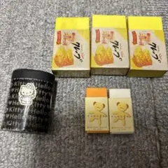 消しゴム まとめ売り LOTTE クレープ PUNKUMA ハローキティ