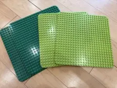 LEGO 基礎板 ベースプレート 緑色 大 ４枚セット