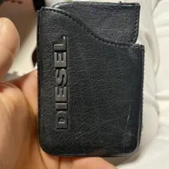 DIESEL ブラックレザー カードケース