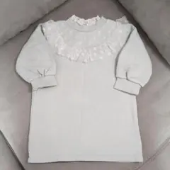 韓国子供服♡　ミント色　チュニック　厚手　90cm~100cm