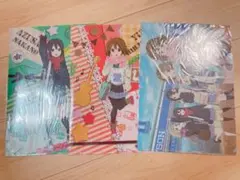 けいおんローソンクリアファイル3枚セット