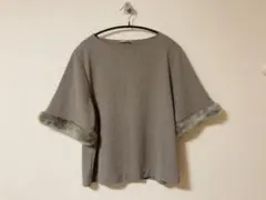 ZARA ファー付きトップス