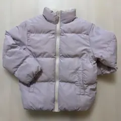 プティマインキッズガールズアウター 130中綿コート紫女の子petit main