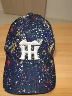 ニューエラ キャップ 59FIFTY デニム生地 ペンキ加工 阪神タイガース