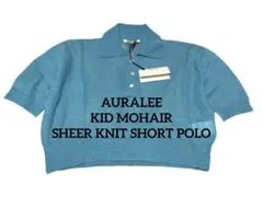 新品未使用 AURALEE リブニットポロシャツ 五分袖 2026年最新】AURALEE レディース 五分袖・七分袖 ポロシャツの人気
