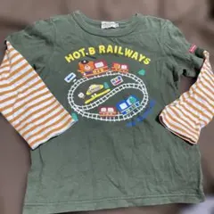 ホットビスケッツ　長袖Tシャツ　100