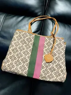 【美品】ケイトスペード エブリシング フラワージャガード ミディアム