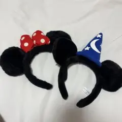 ミニーマウス・ミッキーマウス カチューシャセット
