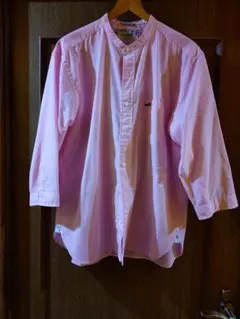 クロコダイル ピンク 半袖シャツ LLサイズ
