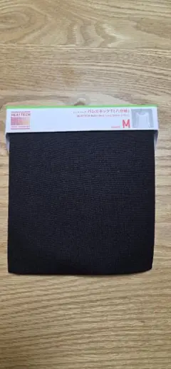 UNIQLO ヒートテック バレエネックT(8分丈) ブラックMサイズ