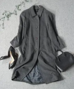 ☆美品☆ヴェスティナ 東京スタイル カシミヤ混ウールロングコート