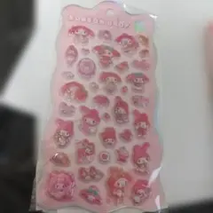 マイメロ 3Dシール ボンボンドロップ風シール