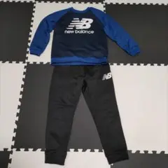 new balance ジャージセットアップ size130 ネイビー 上下