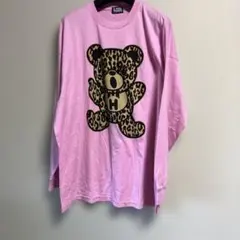HYSTERIC GLAMOUR ヒョウ柄クマ長袖Tシャツ