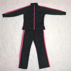 イグニオ サイズ違い ジャージセット 上L 下Mサイズ ブラック×ピンク
