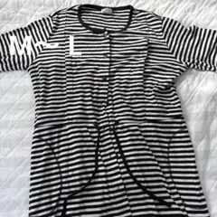 ストライプ マタニティパジャマ M-Lサイズ