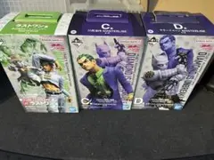 一番くじジョジョの奇妙な冒険　　ラストワン賞　C賞　D賞 3点セット新品未開封