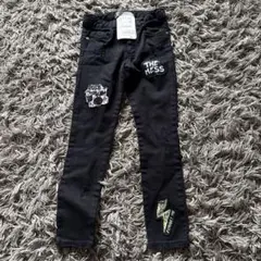 新品タグ付き♡ZARA GIRLS ワッペンダメージスキニー