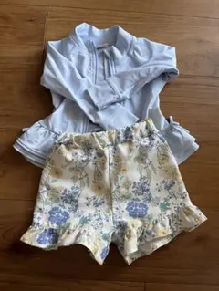 petit main ベビー水着セット 80