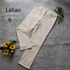 レリアン クロップドパンツ アイボリー 美脚 春夏 通勤 レディース 綿混 白のサムネイル