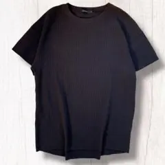 RAGEBLUE（レイジブルー）ワッフルTシャツ カットソーダークグレー M