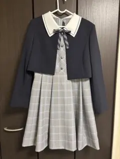 PIN de deux チェック柄ワンピース