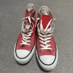 コンバース　ハイカット　赤　レッド　converse
