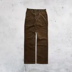 美品 ブラウン コーデュロイ ストレートレッグパンツ アメカジ y2k ワーク