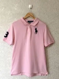 短丈Polo by Ralph Laurenビッグポニーチーフキーフ薄ピンク 90s Polo by Ralph Laurenビッグポニーチーフキーフ薄ピンク - メルカリ