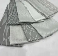 グレー 系生地 はぎれ8枚セット