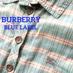 バーバリー BURBERRY ノバチェック シャツワンピース 長袖 チュニックのサムネイル