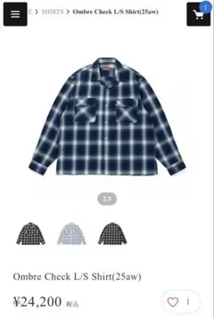 HIDEANDSEE Ombre Check L/S Shirt