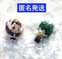 ヒロアカ原画展　にょきんと　マスコットフィギュア　緑谷　麗日　2点セット